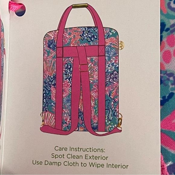 Lilly Pulitzer Backpack Cooler Splendor in the Sand - Picture 12 of 12
